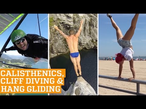 TOP FIVE: Calisthenics, Cliff Diving & Hang Gliding | PEOPLE ARE AWESOME 2016 - UCIJ0lLcABPdYGp7pRMGccAQ
