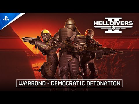 Helldivers 2 - Warbond: Democratic Detonation Trailer | PS5 & PC Games