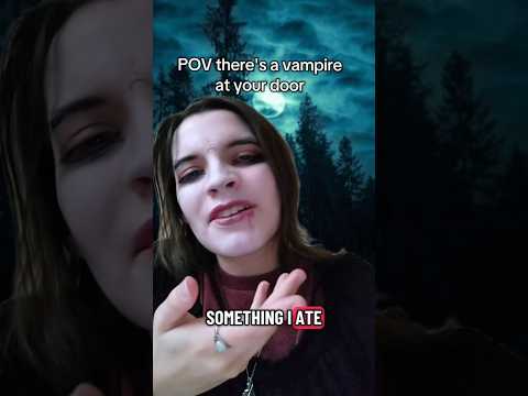 POV there's a vampire #skit #funny #comedy #comedyvideo #haha #lol #vampire