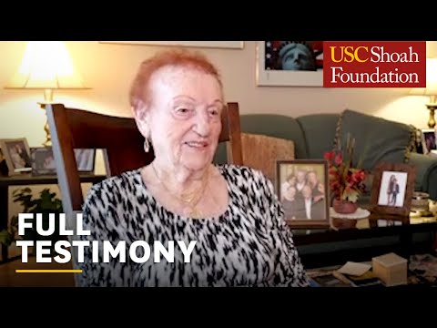 Jewish Survivor Miriam Steinfeld Full Testimony | USC Shoah Foundation