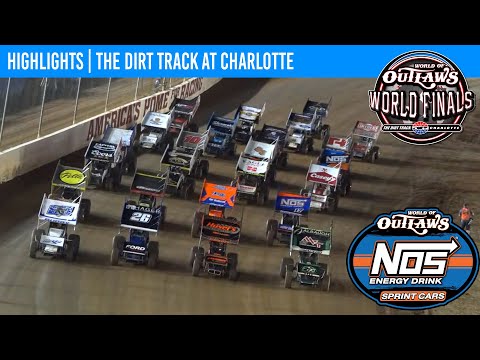 World of Outlaws NOS Energy Drink Sprint Cars | Dirt Track at Charlotte | Nov. 8, 2024 | HIGHLIGHTS - dirt track racing video image