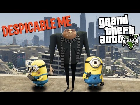 GTA 5 Mods - DESPICABLE ME MOD w/ GRU & MINION (GTA 5 Mods Gameplay) - UCOrd4AWNd6lOgv0UWv84H2g