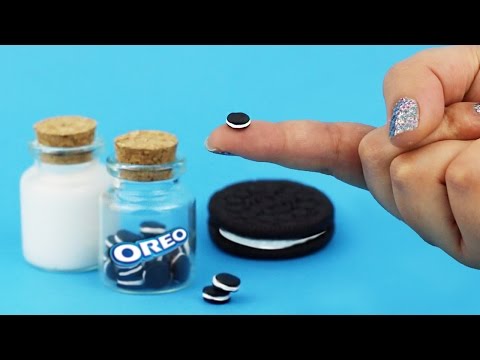 MINIATURE OREO COOKIES ♥ DIY Milk & Cookie Jars - UC6gqv2Naj9JiowZgHfPstmg