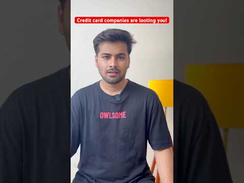 Credit card companies are looting you. They charge you heavy 36-42% interest. #creditcard #cardlab