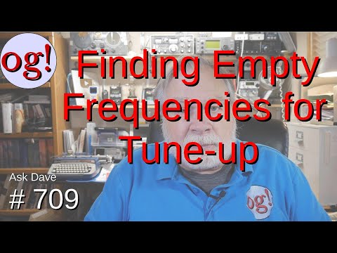 Finding Empty Frequencies for Tune-up (#709).
