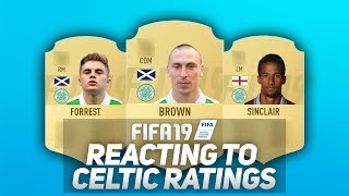 Reacting to Celtic Player Ratings in Fifa 19! Ntcham Robbed!