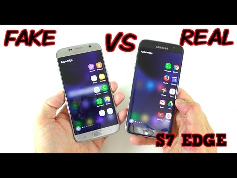 FAKE vs REAL Samsung Galaxy S7 Edge - Buyers BEWARE! 1:1 Clone - UCf_67twWOb9eYH-HX562r6A