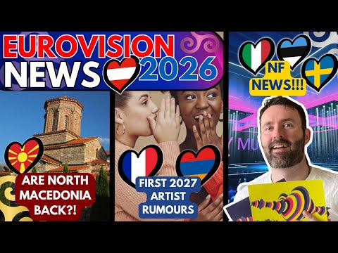 🚨 N Macedonia 🇲🇰 BACK in 2026? | National Final Updates | Eurovision News 2026 🗞️