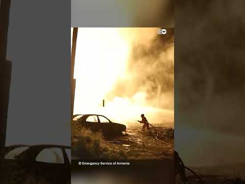 Gas station explodes near Armenian capital | DW News