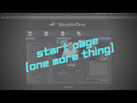 One More Start Page Trick