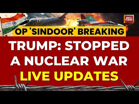 Donald Trump LIVE: Trump Speaks On India-Pakistan Conflict, Says Stopped A Nuclear 'War' | LIVE News