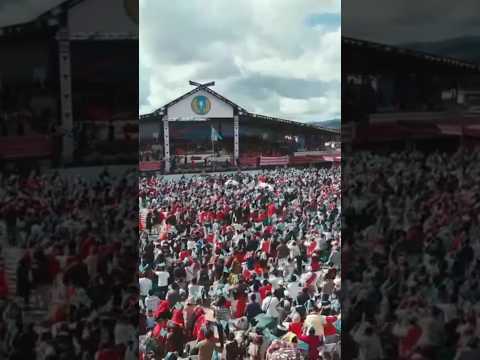 A Glimpse of Th. Muivah’s Grand Arrival at Ukhrul | Thousands Welcome with Colourful Naga Attires