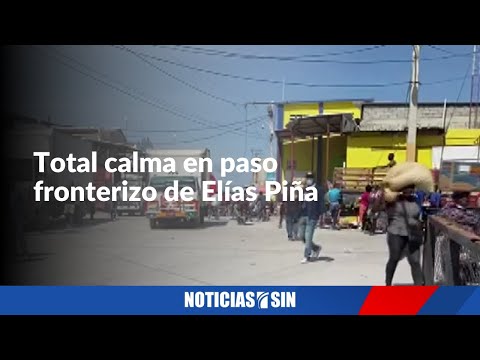 Frontera en Elías Piña totalmente cerrada