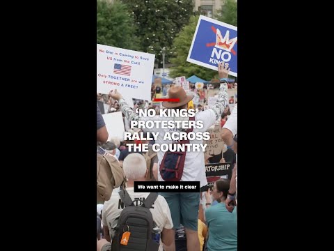 'No Kings' protesters rally across the country