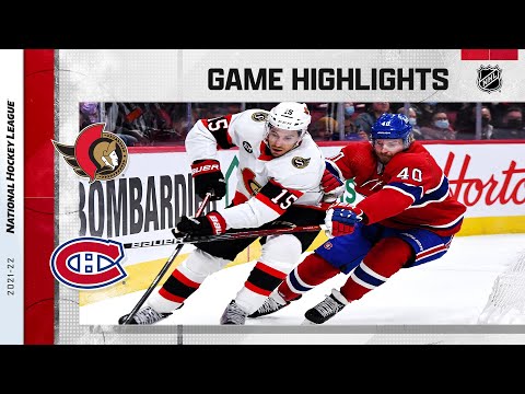 Senators @ Canadiens 4/5 | NHL Highlights 2022