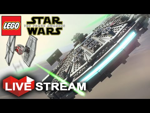 Lego Star Wars The Force Awakens - Escaping Jakku in the Millennium Falcon! - Live Stream (DEMO) - UCDROnOVjS6VpxgAK6-HpzAQ