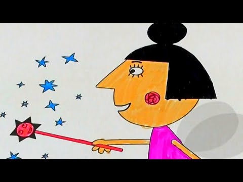 Nanny Plum make magic cupcakes ! Coloring Book ! kids toys