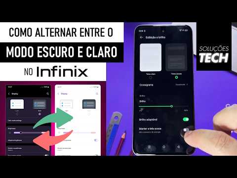 Como Alternar entre o MODO ESCURO e CLARO no INFINIX (ATUALIZADO)