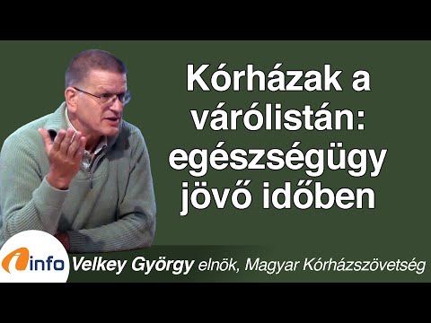 Kórházak a várólistán: egészségügy jövő időben. Velkey György, Inforádió, Aréna