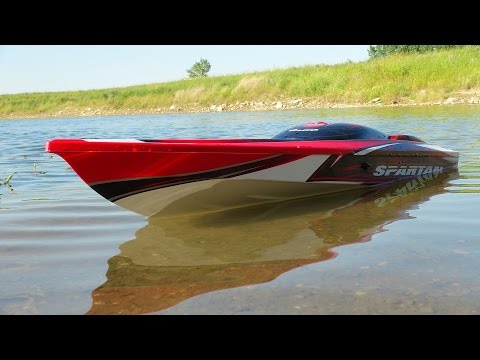 RC ADVENTURES - Traxxas Spartan 4s Lipo vs 6s Lipo - Radio Control Speed Boat - UCxcjVHL-2o3D6Q9esu05a1Q