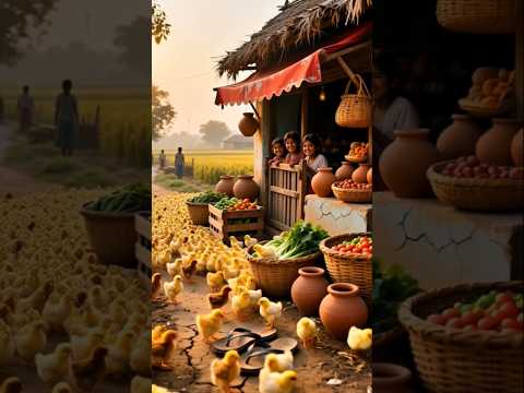 🐔✨ “जादुई मुर्गी और चूजों की बाढ़! देखो कैसे गाँव भर गया!”