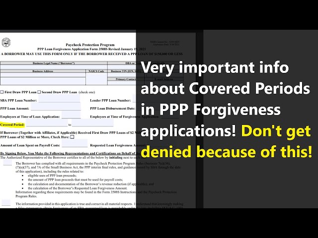 What is the Covered Period for PPP Loan Forgiveness?
