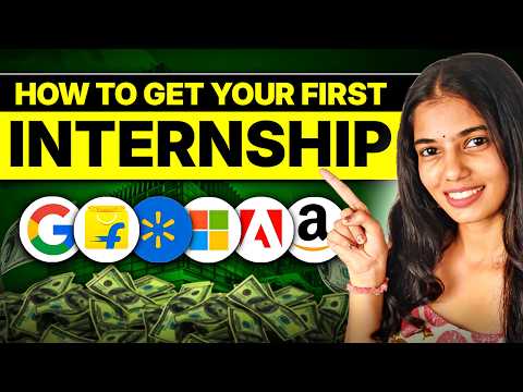 BEST Way to Get an INTERNSHIP without Skills in 2025 🔥
