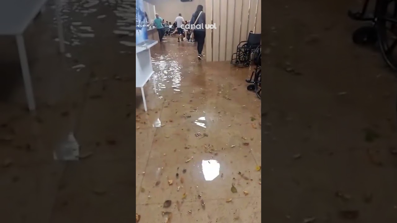 Chuva em São Paulo: UPA fica alagada no bairro Sumaré, na zona oeste; veja vídeo