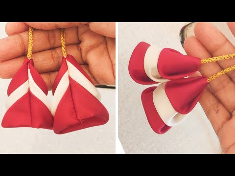 Blouse back neck beautiful hangings..