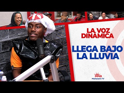 Llega bajo la Lluvia + Preguntas en la Calle | La Voz Dinámica