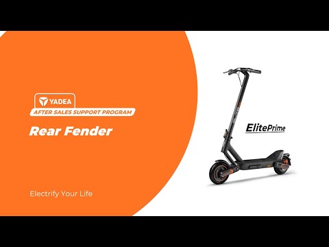 A Replacement Tutorial of the ElitePrime: Rear Fender