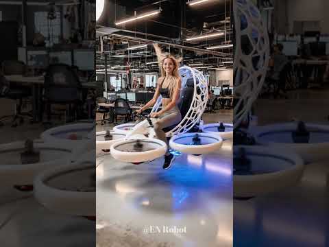 Next-Generation Aerial Vehicle Test - AI Future #robot #automobile #tech#shorts