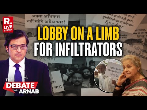 Debate With Arnab LIVE:  Activist Cartel Sings Infiltrators Chorus But What About National Interest