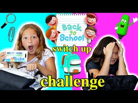 BACK TO SCHOOL BACKPACK SWITCH UP CHALLENGE | SISTER FOREVER - UCKsFZFfKOy33O6dut9FglzA