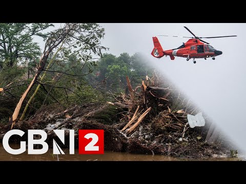 WATCH: View of damage after deadly floods in Kerrville, Texas