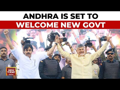 Andhra Pradesh Is All Set For Chandrababu Naidu-Pawan Kalyan's New Government | India Today News