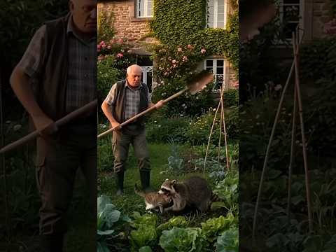 Shocking Farm Rescue - Raccoon Attacks Pet Cat