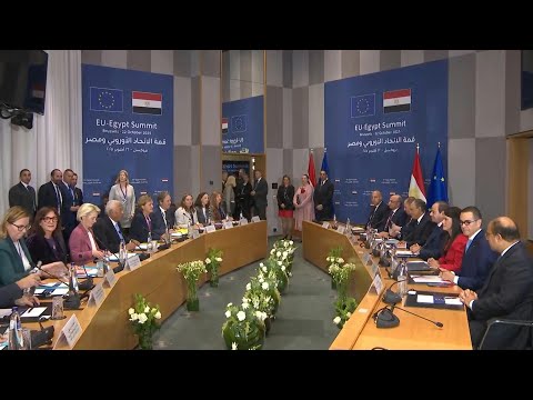 Sisi, EU leaders meet for Egypt summit meeting | AFP