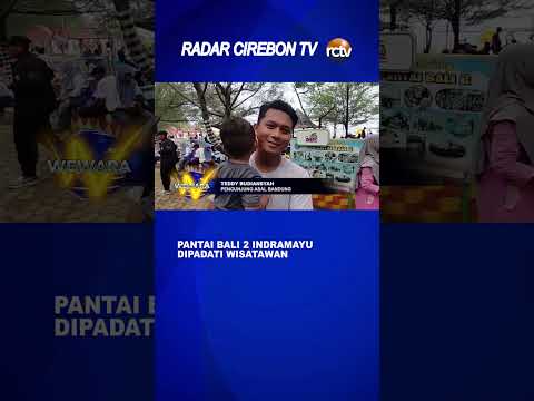 Pantai Bali 2 Indramayu Dipadati Wisatawan