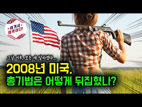 2008년 미국, 총기법은 어떻게 뒤집혔나? 🇺🇸 🔫