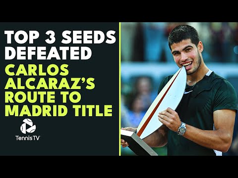 Carlos Alcaraz's EPIC Route To Madrid 2022 Title! 🏆