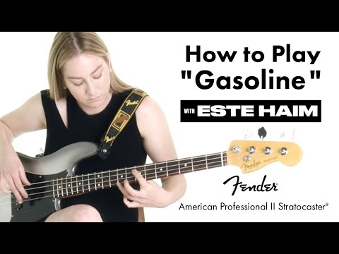 Este Haim of HAIM Teaches "Gasoline" on the American Professional II Precision Bass | Fender