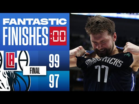Final 0:56 WILD ENDING Clippers vs Mavericks video clip