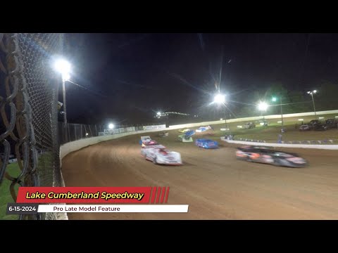 Lake Cumberland Speedway - Pro Late Models  - 6/15/2024 - dirt track racing video image