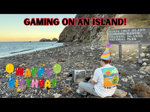 I Played Video Games on an UNINHABITED ISLAND for My Birthday