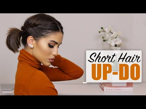 Easy Short Hair Updo! - UCDl9AK32Xzr_2UOxjt03f6w