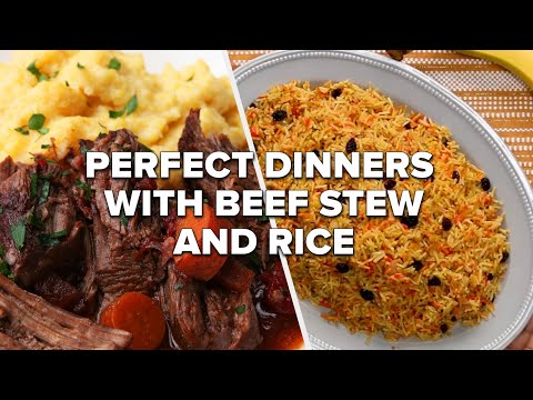 Perfect Dinners with Beef Stew and Rice ? Tasty Recipes