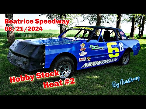 06/21/2024 Beatrice Speedway Hobby Stock Heat #2 - dirt track racing video image