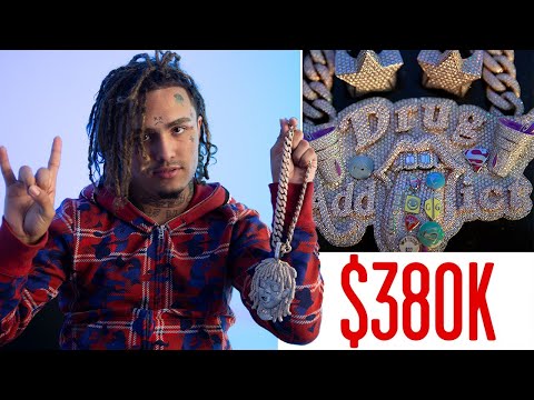 Lil Pump Shows Off His Insane Jewelry Collection | On the Rocks | GQ - UCsEukrAd64fqA7FjwkmZ_Dw