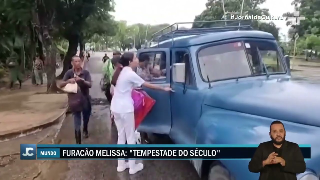 Furacão Melissa que atingiu Jamaica é chamado de Tempestade do Século  TV Online Furacão Melissa que atingiu Jamaica é chamado de Tempestade do Século